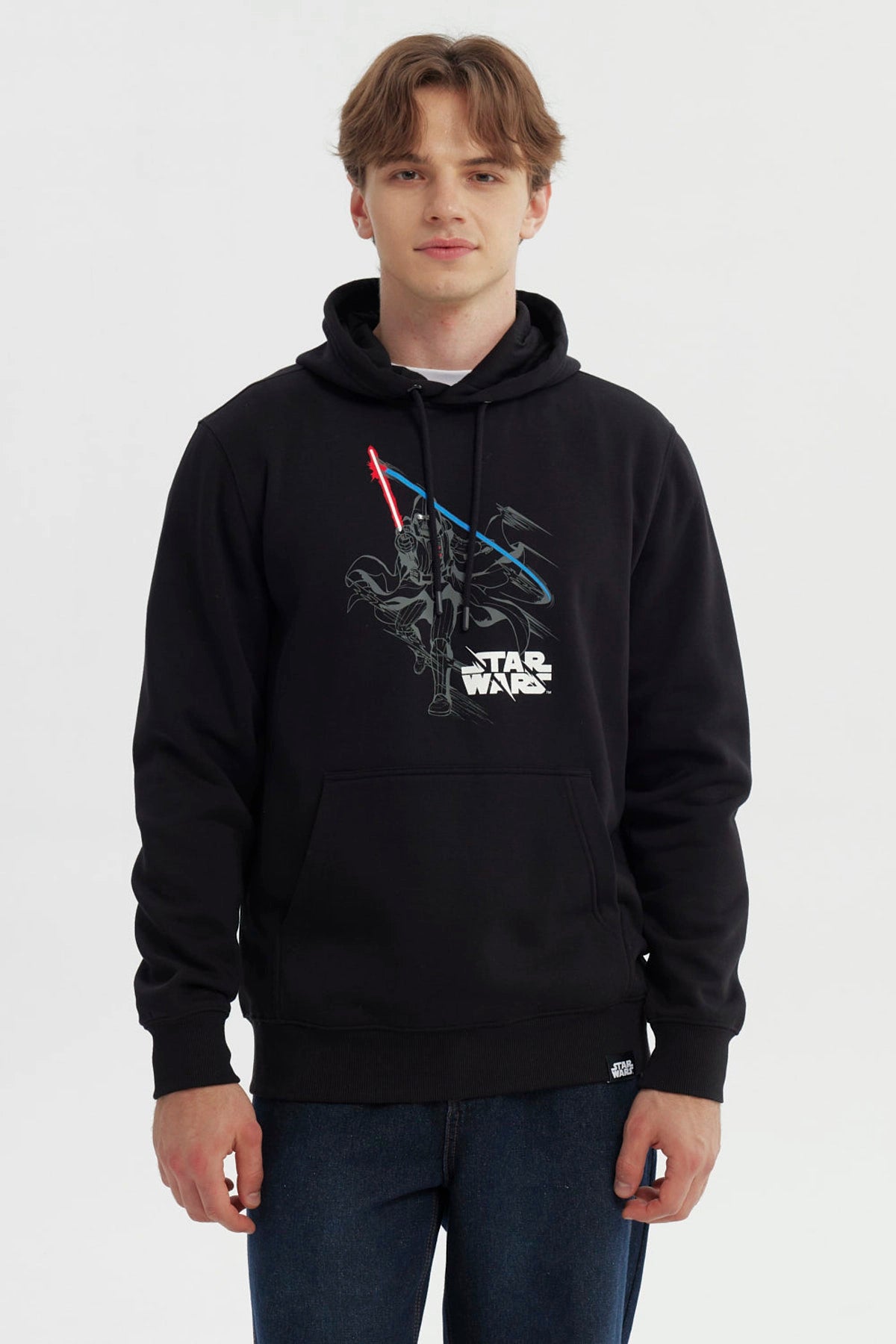 Polerón Hombre Stars Wars Negro