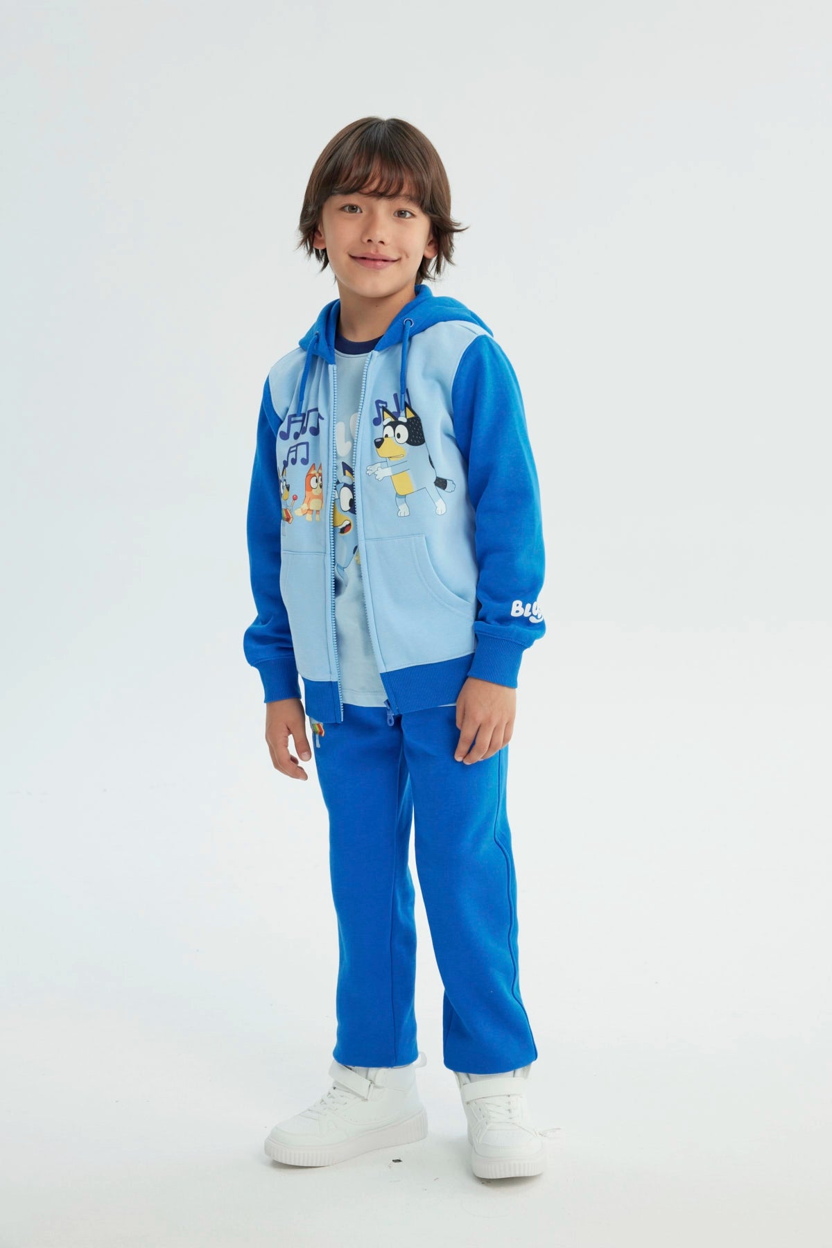 Polerón Niño Bluey Celeste