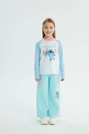 Polera Niña Lilo And Stich Crudo