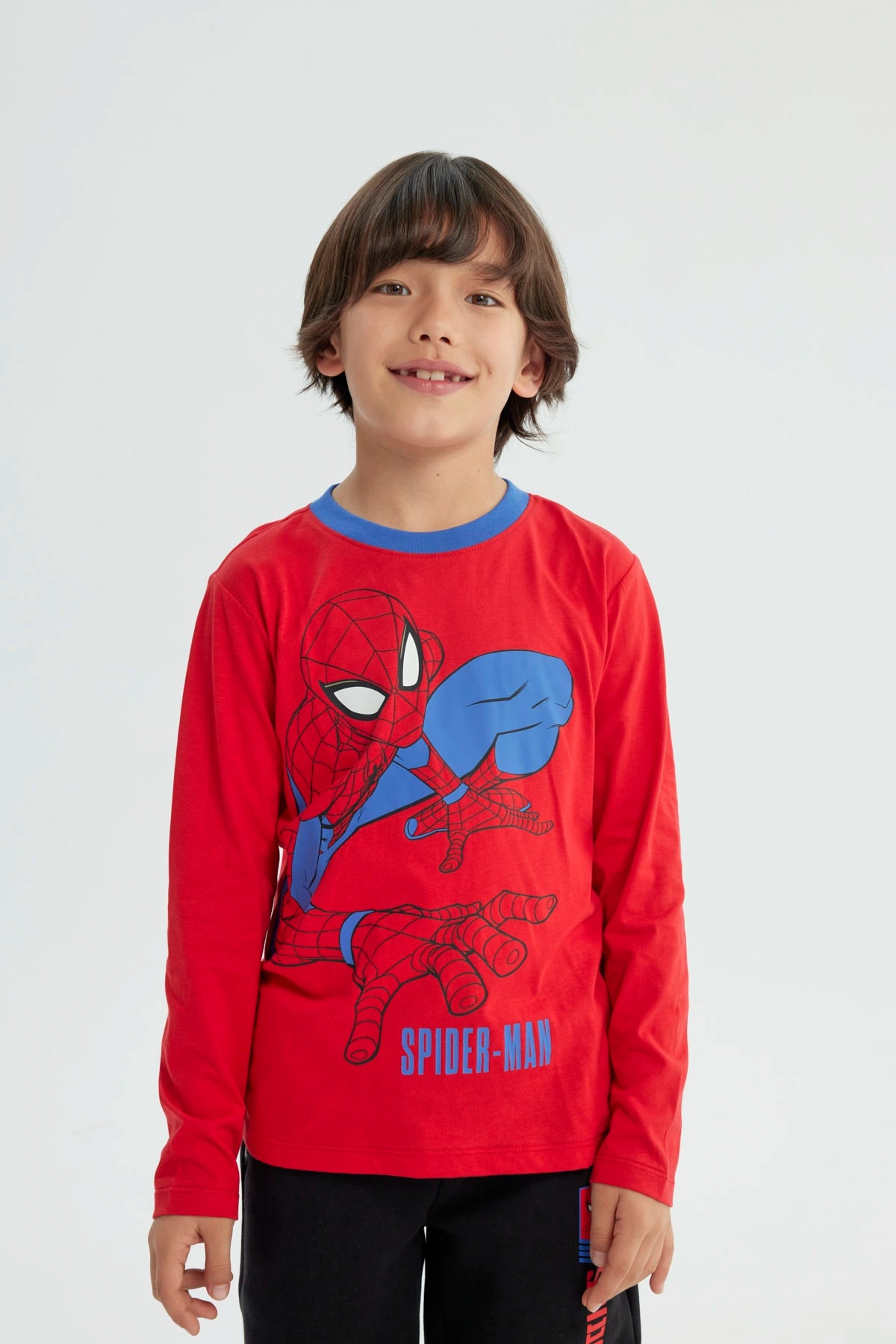 Polera Niño Spiderman Rojo