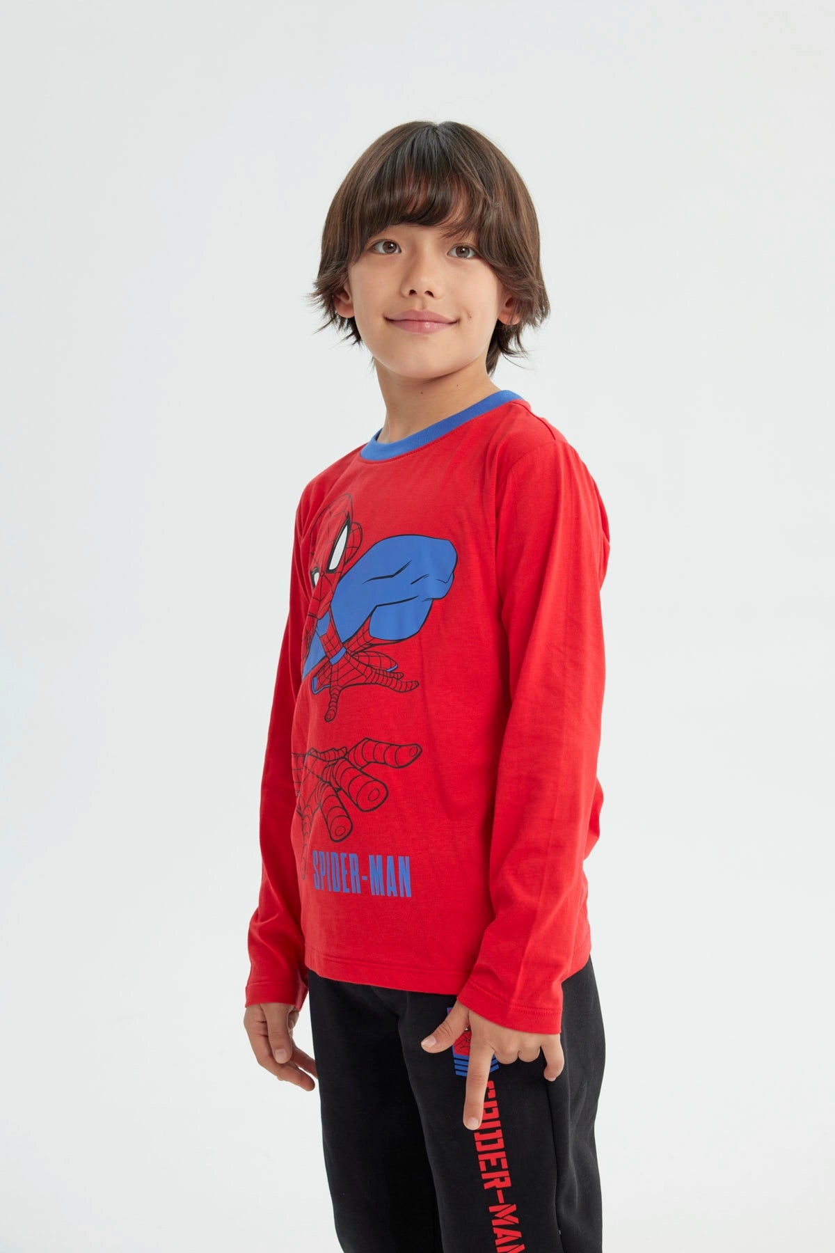 Polera Niño Spiderman Rojo