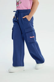 Pantalón Buzo Niña Hello Kitty Azul Marino