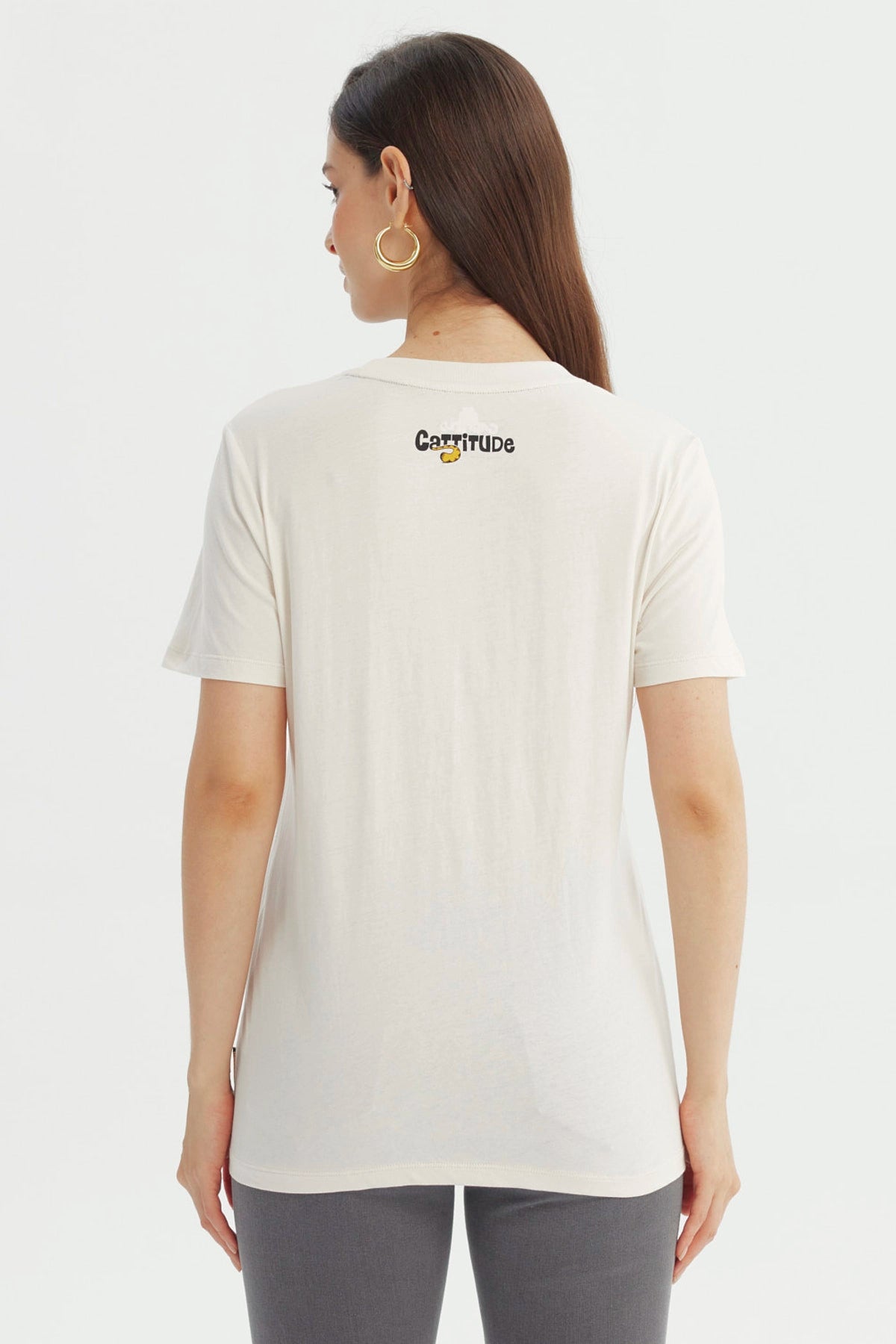 Polera Mujer Garfield Amarillo