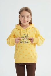 Polerón Niña Rey León Amarillo