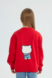 Polerón Niña Hello Kitty Rojo