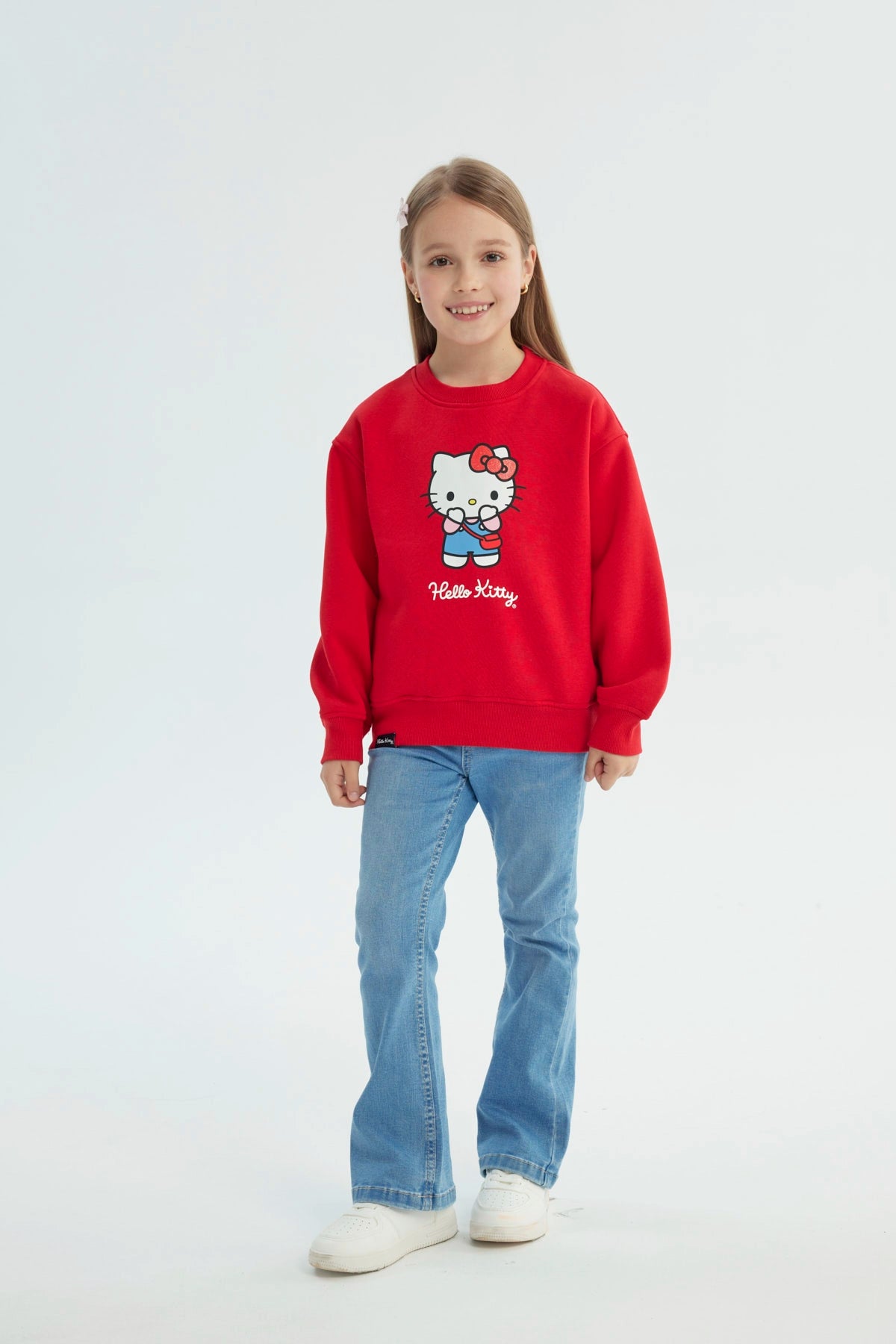 Polerón Niña Hello Kitty Rojo