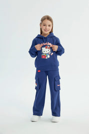 Polerón Niña Hello Kitty Azul Marino