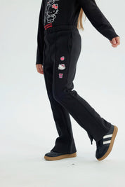 Pantalón Buzo Niña Hello Kitty Negro