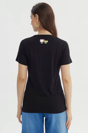 Polera Mujer Hello Kitty Negro
