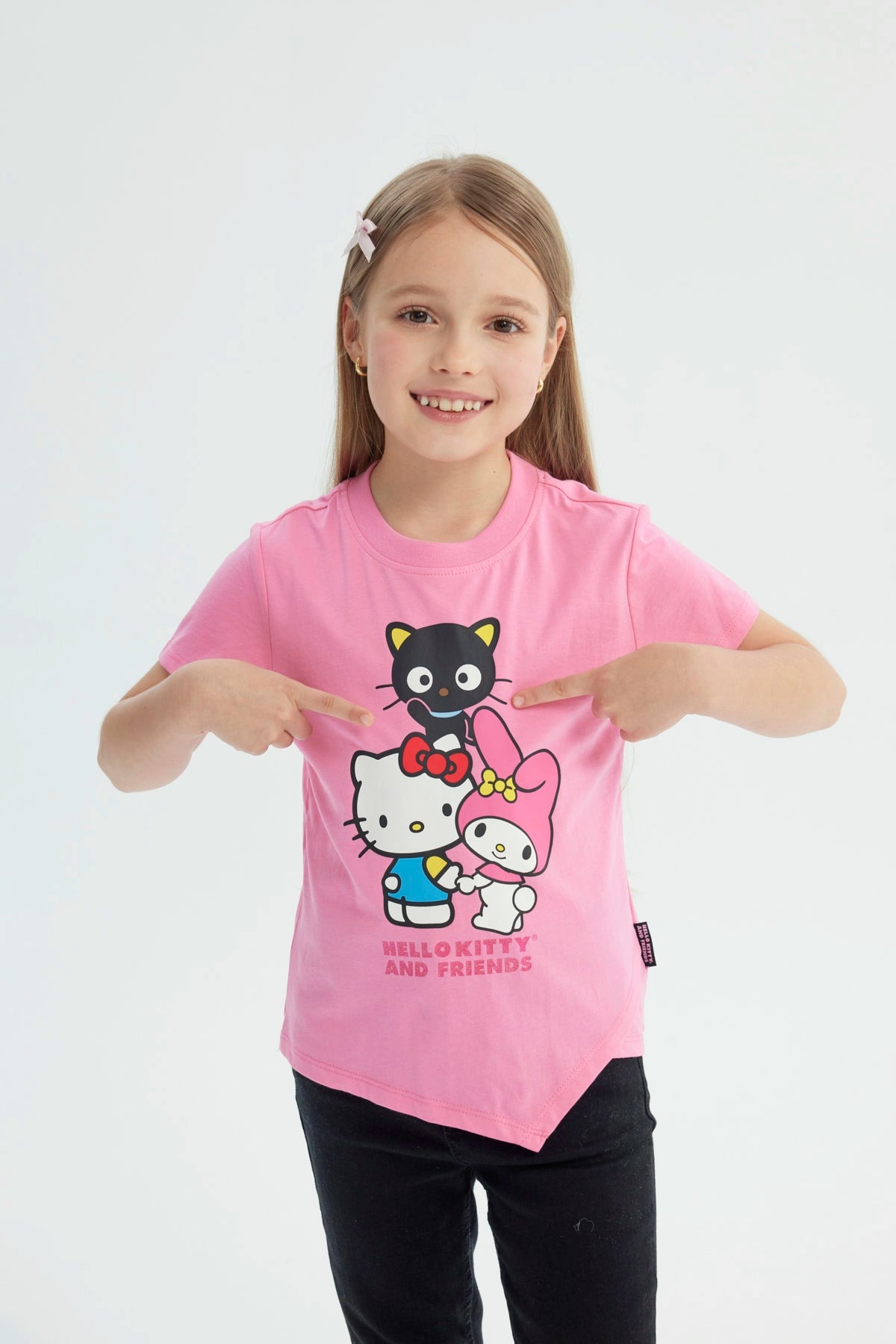 Polera Niña Hello Kitty Rosado
