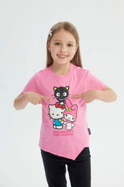 Polera Niña Hello Kitty Rosado