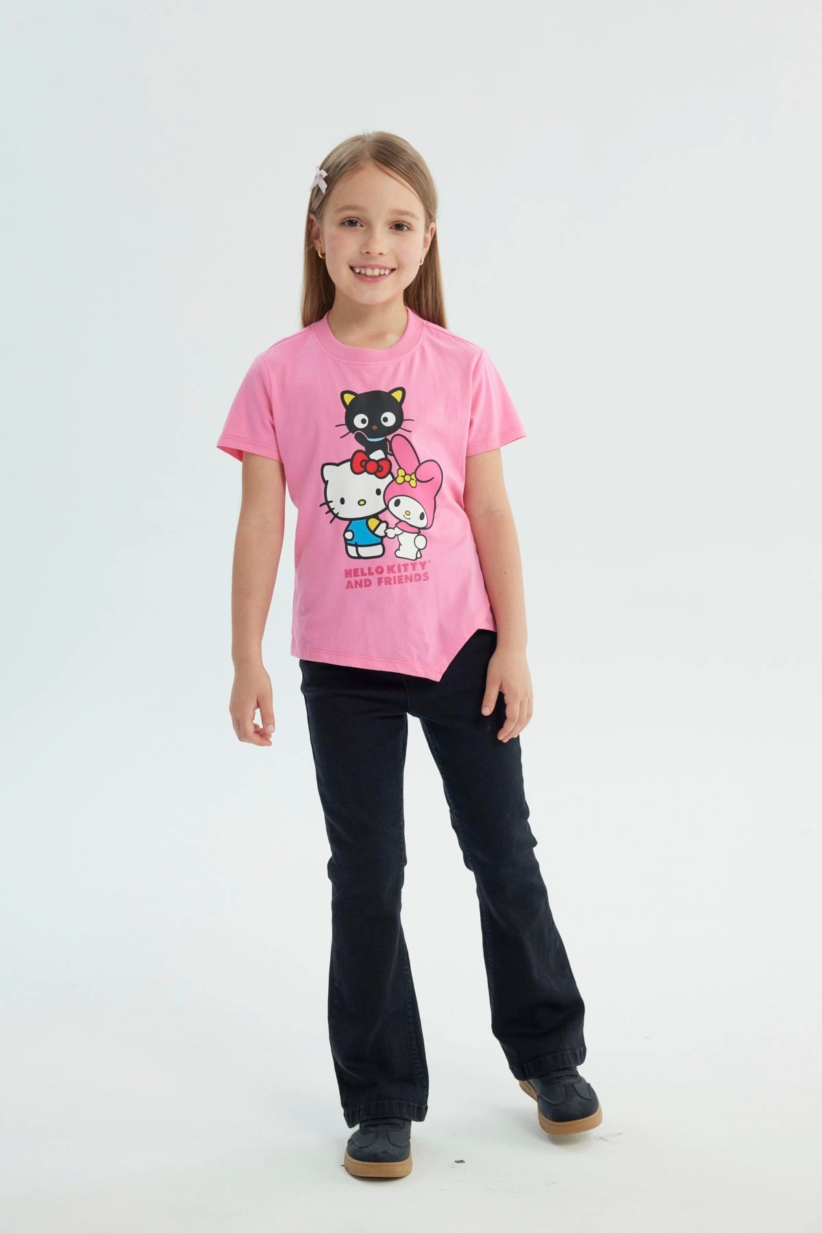 Polera Niña Hello Kitty Rosado