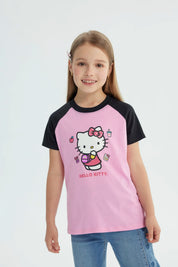 Polera Niña Hello Kitty Rosado