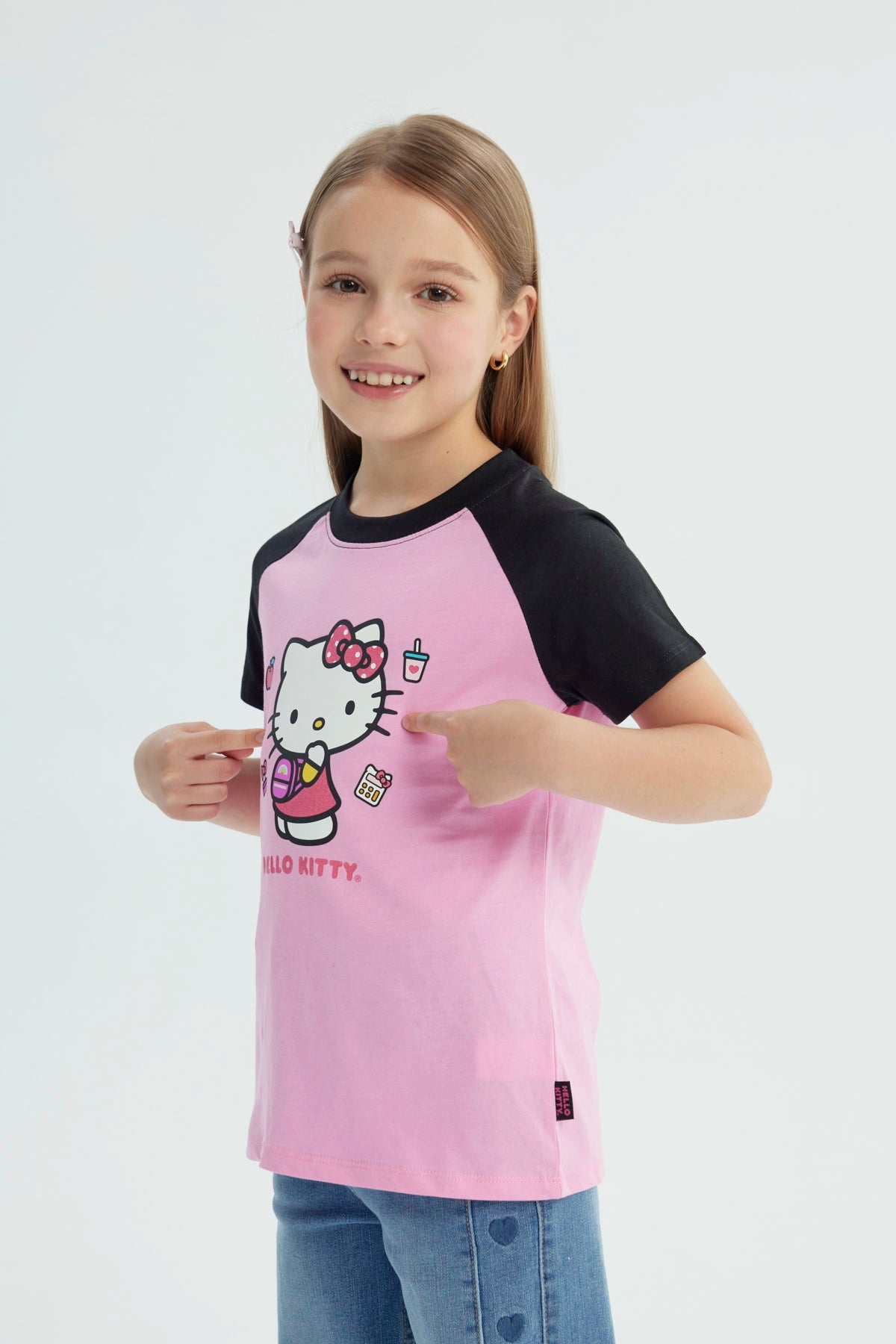 Polera Niña Hello Kitty Rosado