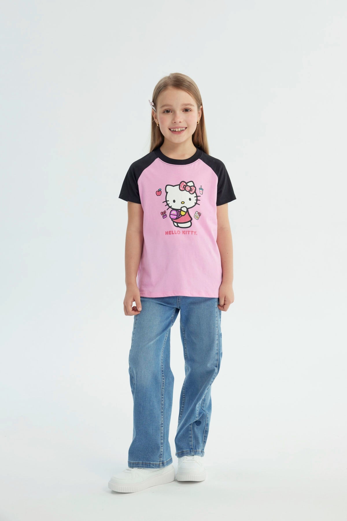 Polera Niña Hello Kitty Rosado