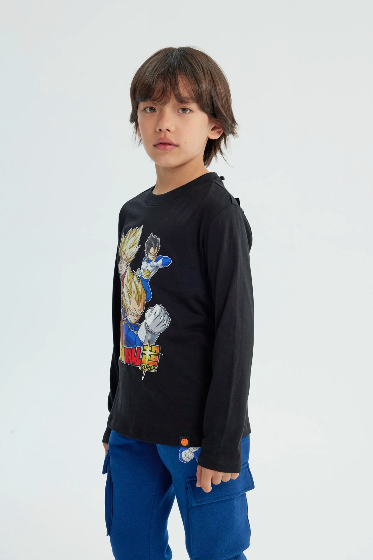 Polera Niño Dragon Ball Negro