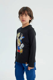 Polera Niño Dragon Ball Negro