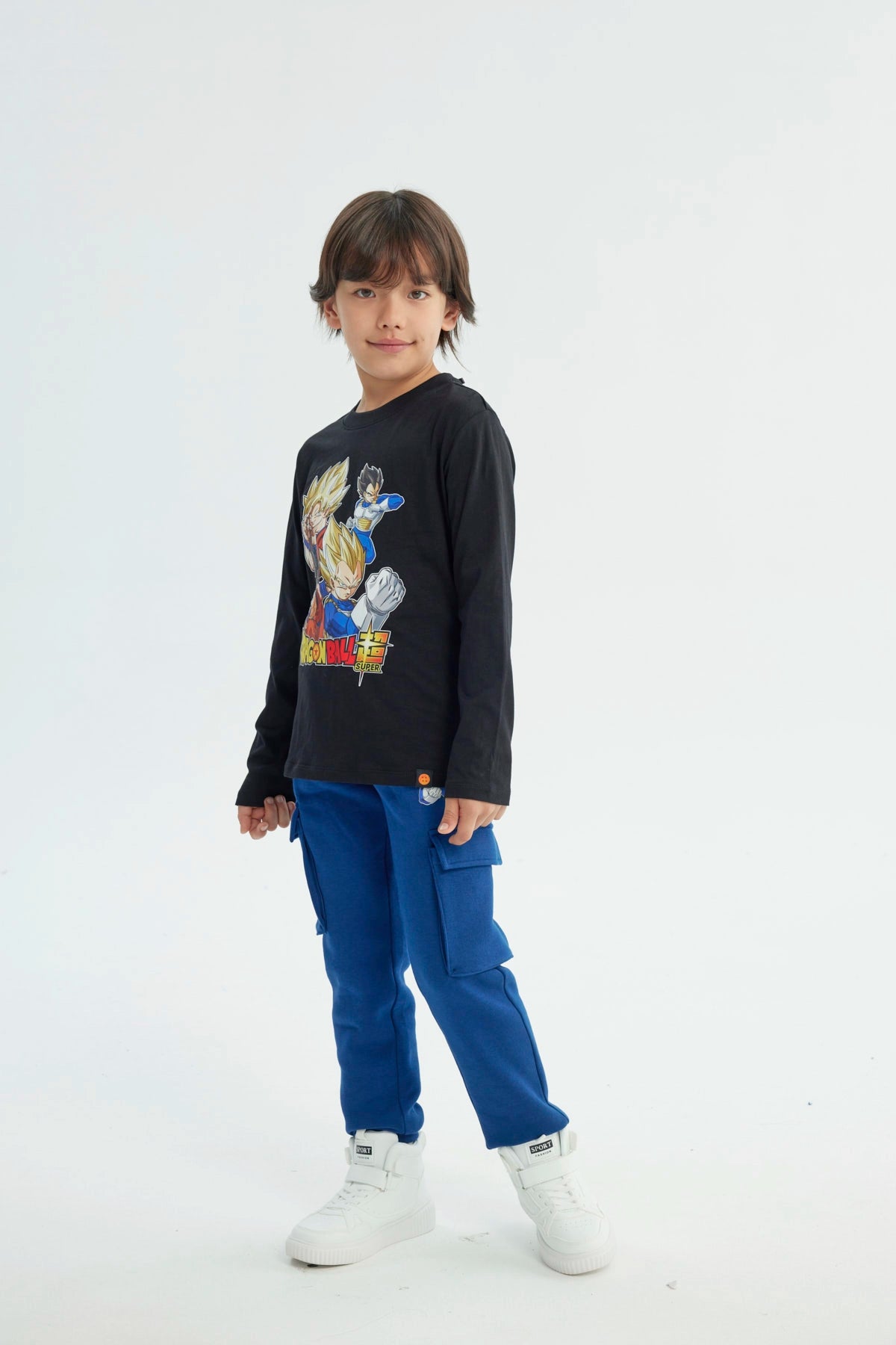 Polera Niño Dragon Ball Negro