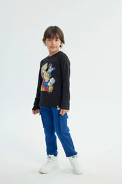 Polera Niño Dragon Ball Negro