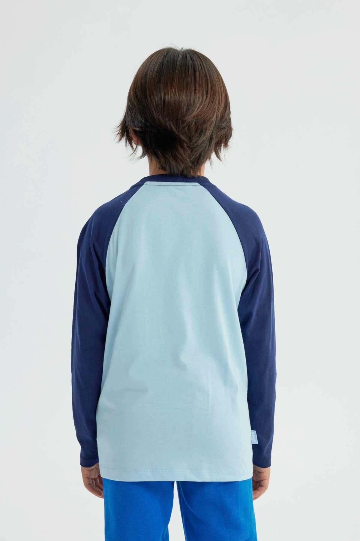 Polera Niño Bluey Celeste