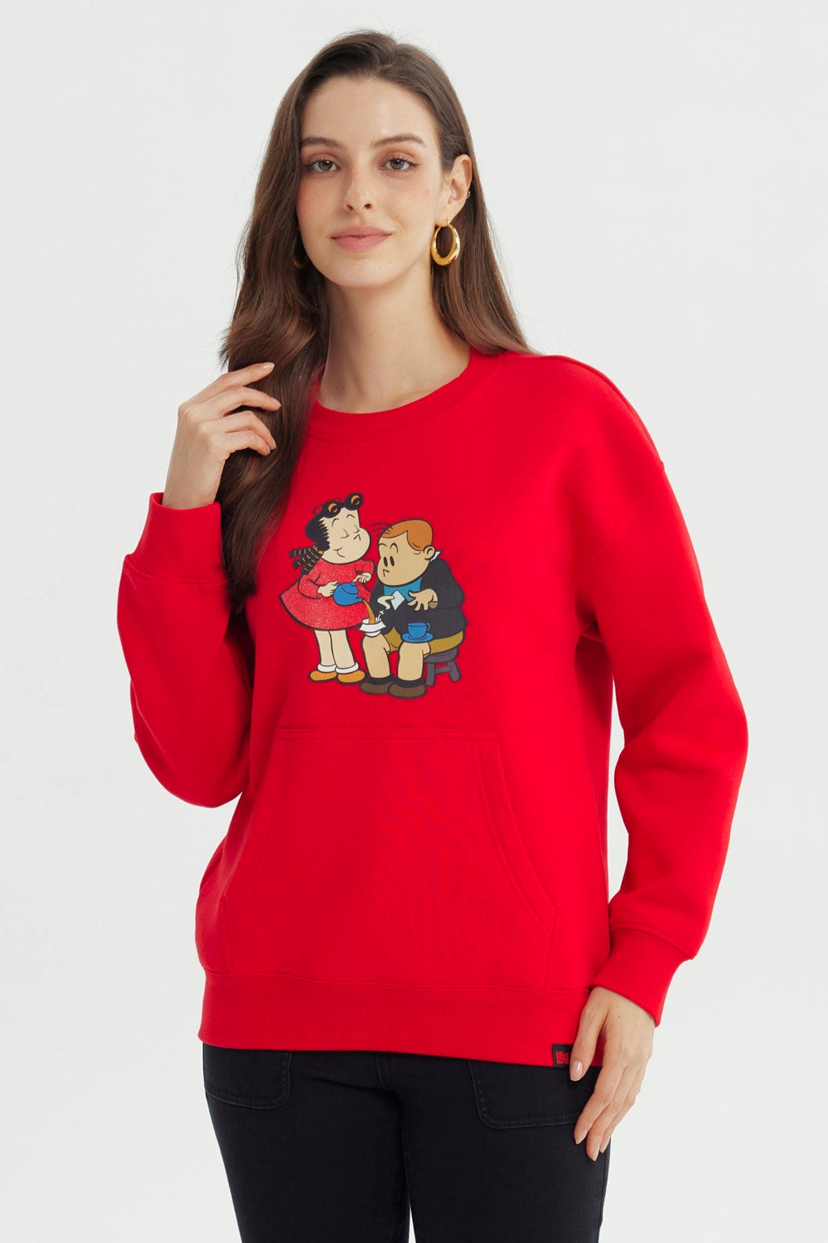 Polerón Mujer Pequeña Lulu Rojo