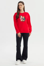 Polerón Mujer Pequeña Lulu Rojo