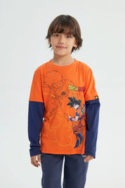 Polera Niño Dragon Ball Damasco