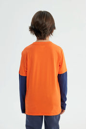 Polera Niño Dragon Ball Damasco