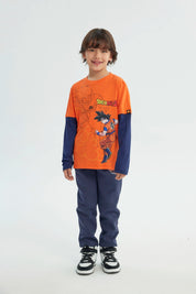 Polera Niño Dragon Ball Damasco