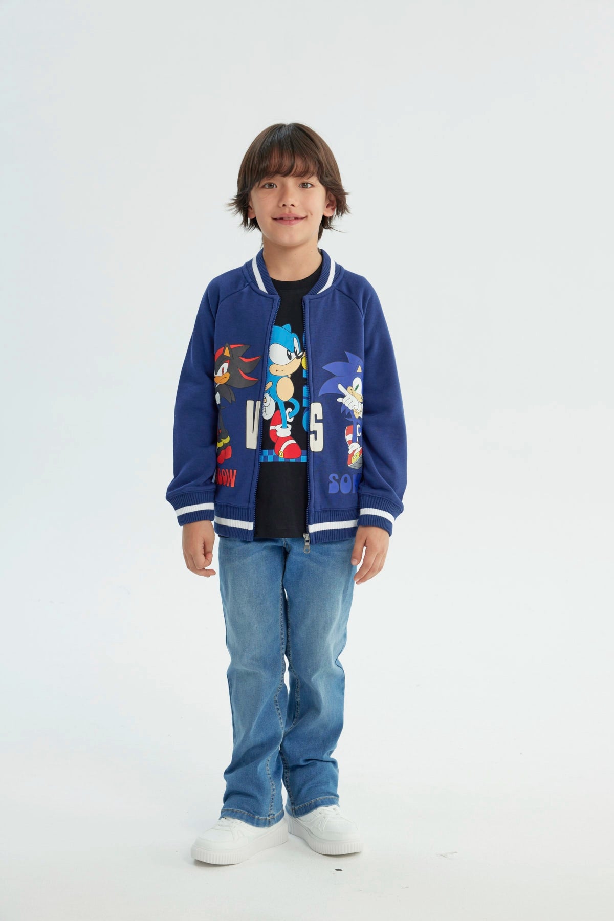 Polerón Niño Sonic Azul
