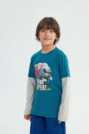 Polera Niño Paw Patrol Verde