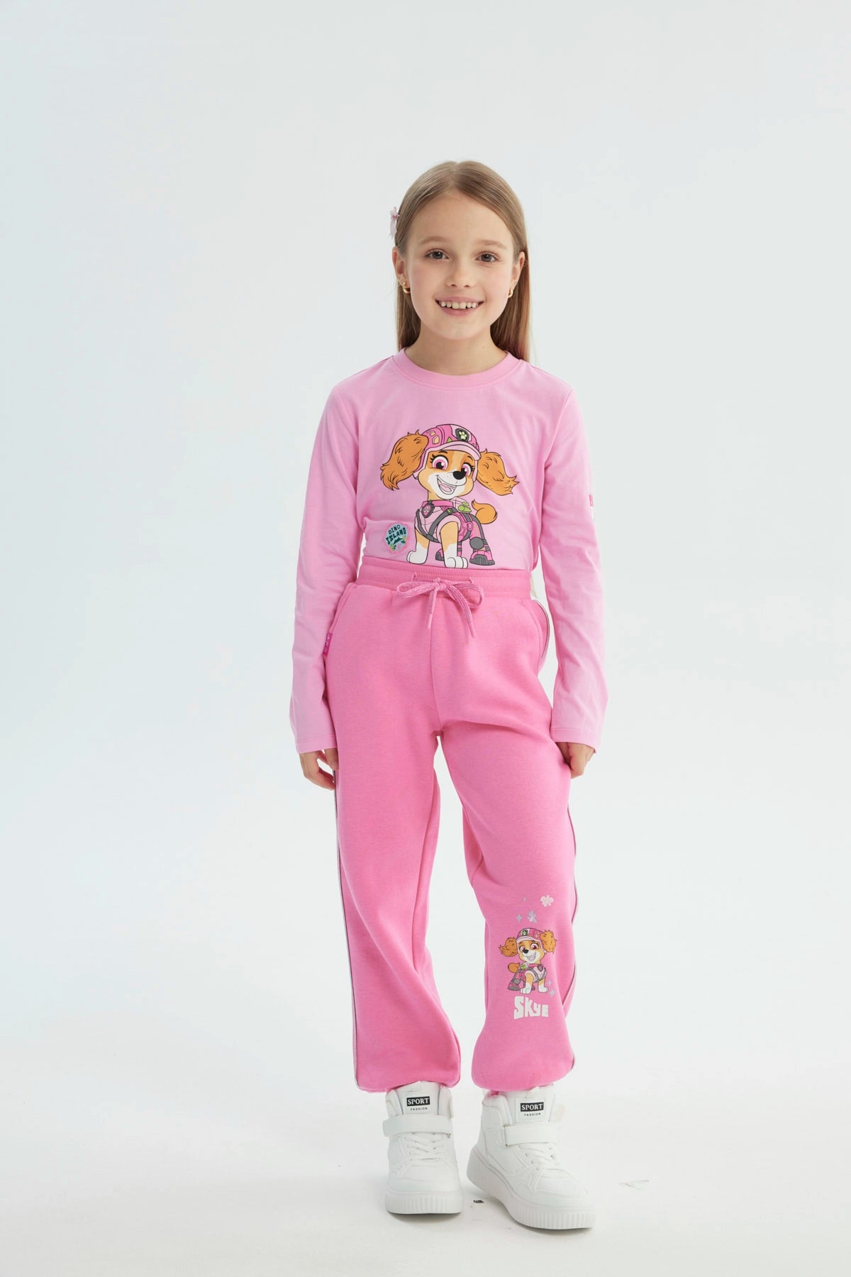 Pantalón Buzo Niña Paw Patrol Rosado