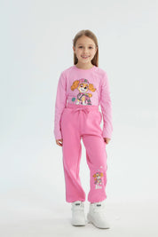 Pantalón Buzo Niña Paw Patrol Rosado