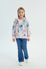 Polerón Niña Lilo And Stitch Rosado