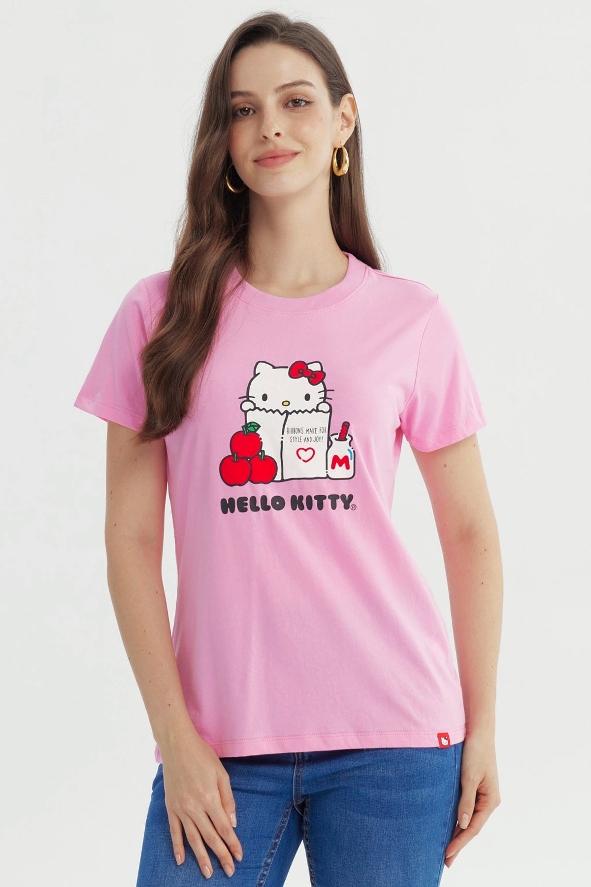 Polera Mujer Hello Kitty Rosado