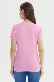 Polera Mujer Hello Kitty Rosado