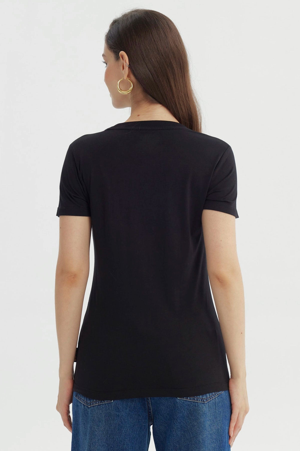 Polera Mujer Garfield Negro