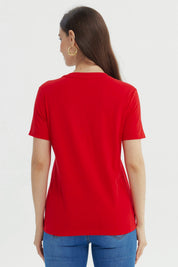 Polera Mujer BT21 Rojo