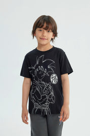 Polera Niño Dragon Ball Negro