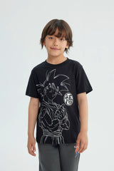 Polera Niño Dragon Ball Negro