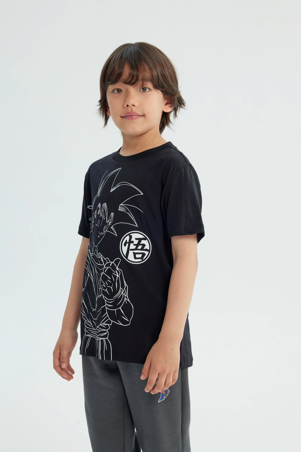 Polera Niño Dragon Ball Negro