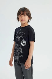 Polera Niño Dragon Ball Negro