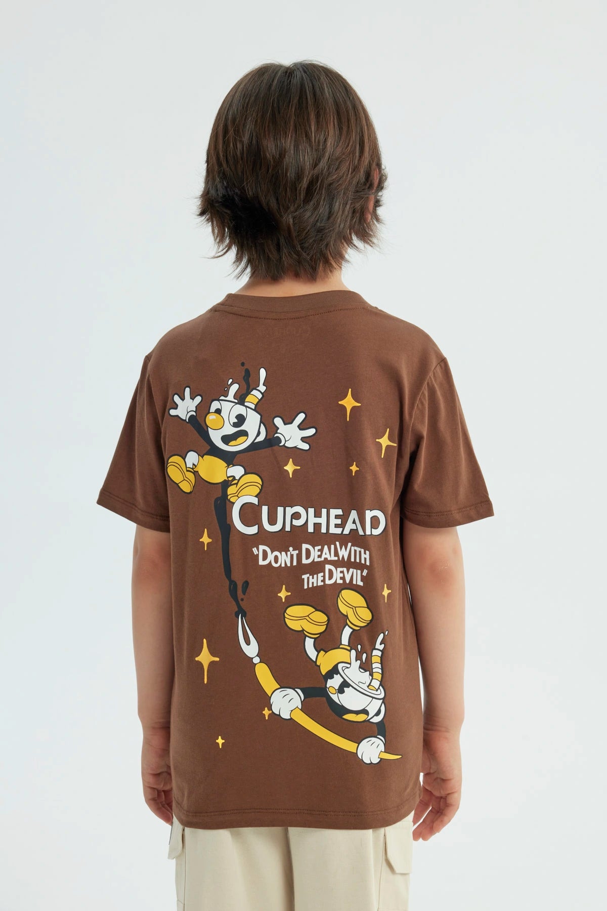 Polera Niño Cuphead Café