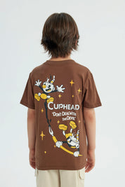 Polera Niño Cuphead Café