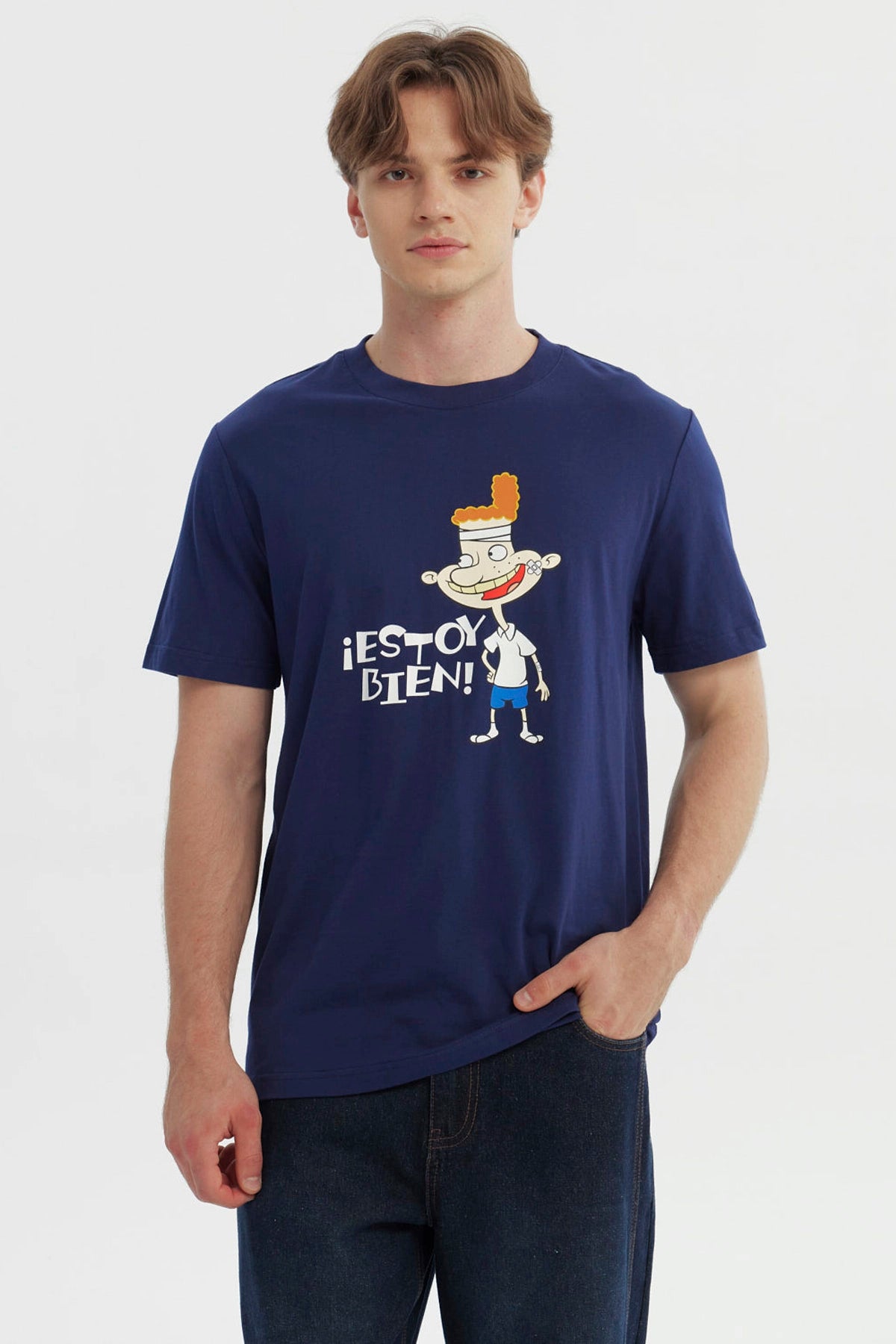 Polera Hombre Nick Azul Marino