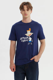Polera Hombre Nick Azul Marino