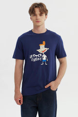 Polera Hombre Nick Azul Marino
