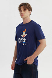 Polera Hombre Nick Azul Marino