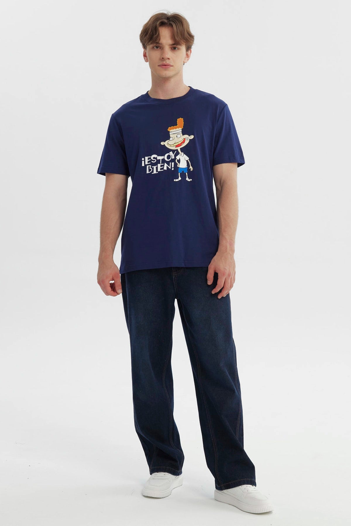 Polera Hombre Nick Azul Marino