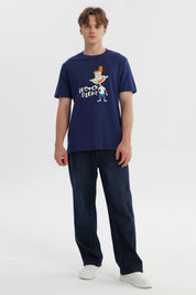 Polera Hombre Nick Azul Marino